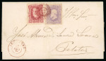 Stamp of Brazil » Collections, Lots etc. Brazil  1860-70s Dom Pedro cancellations stamps and covers on pages