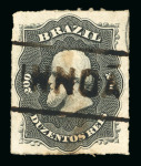 Stamp of Brazil » Collections, Lots etc. Brazil 1840s to 1890s postmark collection of stamps and covers
