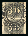 Stamp of Brazil » Collections, Lots etc. Brazil 1840s to 1890s postmark collection of stamps and covers