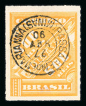 Stamp of Brazil » Collections, Lots etc. Brazil 1840s to 1890s postmark collection of stamps and covers