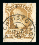 Stamp of Brazil » Collections, Lots etc. Brazil 1840s to 1890s postmark collection of stamps and covers