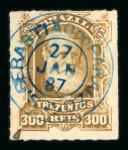 Stamp of Brazil » Collections, Lots etc. Brazil 1840s to 1890s postmark collection of stamps and covers
