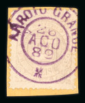 Stamp of Brazil » Collections, Lots etc. Brazil 1840s to 1890s postmark collection of stamps and covers