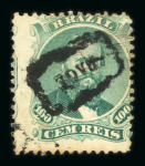 Stamp of Brazil » Collections, Lots etc. Brazil 1840s to 1890s postmark collection of stamps and covers