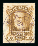 Stamp of Brazil » Collections, Lots etc. Brazil 1840s to 1890s postmark collection of stamps and covers