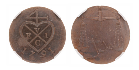 British India, 1791, Bombay Presidency Pice, Bombay