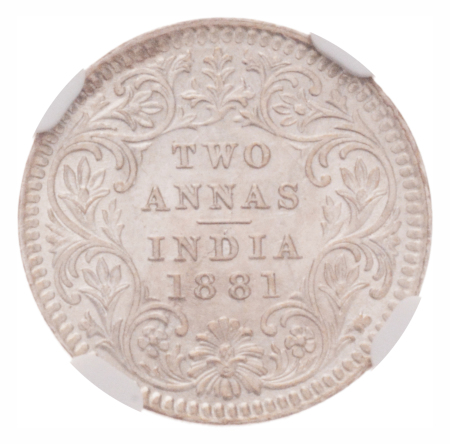British India, 1881 (C), 2 Annas