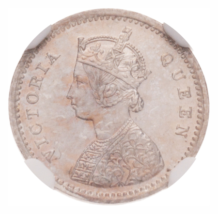 British India, 1874 (C), 2 Annas, 