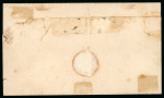Stamp of Brazil » 1850-66 Upright Figures Brazil 1868 outer letter sheet combination 90r numeral and 100r Dom Pedro