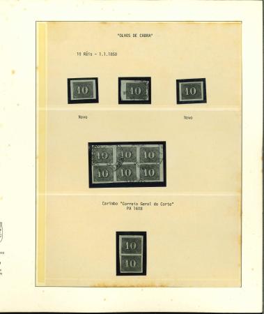 Stamp of Brazil » 1850-66 Upright Figures Brazil 1850 upright numerals black imperf collection