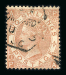 Stamp of Great Britain » 1855-1900 Surface Printed » 1867-80 Large Uncoloured Corner Letters, Wmk Spray of Rose 1867-80 Spray 2s brown PA good to fine used