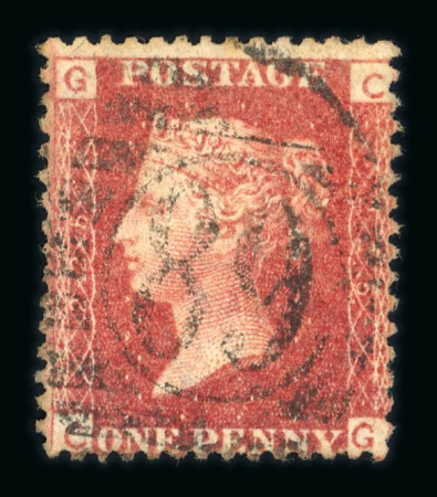 Stamp of Great Britain » 1854-70 Perforated Line Engraved 1864-79 1d red plates 71 to 225 complete good to fine used on pages