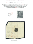Stamp of Great Britain » 1840 1d Black and 1d Red plates 1a to 11 1840 1d black pl. 1b JJ with faint strike of red MC and black MC