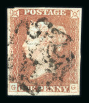 Stamp of Great Britain » 1840 1d Black and 1d Red plates 1a to 11 1840 1d black pl. 1b GG used 