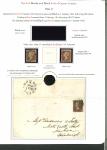 Stamp of Great Britain » 1840 1d Black and 1d Red plates 1a to 11 GB 1841 1d red pl.10 and pl.11 group
