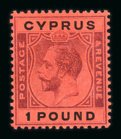 Stamp of Cyprus 1924-28 Wmk Script CA set of 20 values (missing 12pi) to £1 mint,
