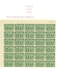 Stamp of Rhodesia 1910-13 1/2d dull blue-green perforation 14 pl. II in block of sixty