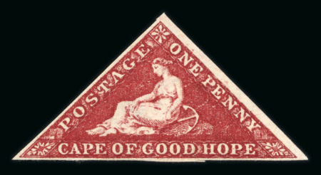 Stamp of South Africa » Cape of Good Hope 1863-64 D.L.R. 1d deep carmine-red mint