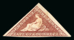 Stamp of South Africa » Cape of Good Hope 1863-64 D.L.R. 1d brownish red mint