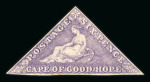 Stamp of South Africa » Cape of Good Hope 1863-64 D.L.R. 6d bright mauve with 3 margins mint 