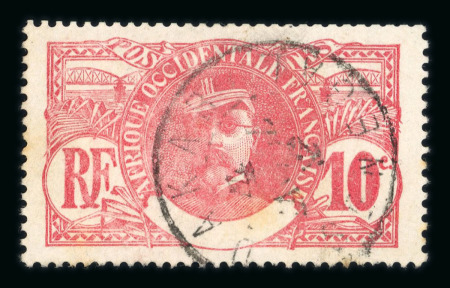 Stamp of Colonies françaises » Sénégal 1906, type Faidherbe 10cts Y&T n° 34b belle variété