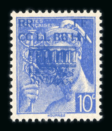 Stamp of France » Libération Decazeville : 1944, Y&T n° 1-10 série complète neufs