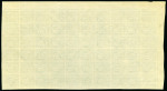 Stamp of Egypt » 1888-1906 New Currency 2m green, imperforated proof pane of sixty (60), from the bottom-right of the sheet, plate proof current number "1" also bottom right, alongside manuscript initials "JA" of John Ash and "HC" of H. Cackett, plus handstamp