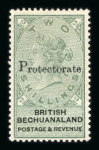 Stamp of Bechuanaland 1885-1956, very nice and extensive mint * collection
