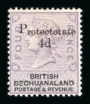 Stamp of Bechuanaland 1885-1956, very nice and extensive mint * collection