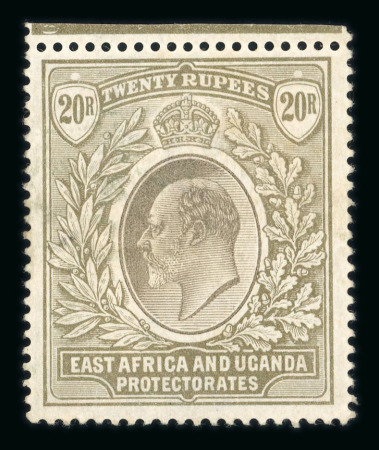 Stamp of Kenya, Uganda and Tanganyika » Collections 1903-1921, East Africa & Uganda Protectorates mint collection on Scott printed pages