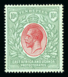 Stamp of Kenya, Uganda and Tanganyika » Collections 1903-1921, East Africa & Uganda Protectorates mint collection on Scott printed pages