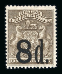 Stamp of Rhodesia 1892-1956, mostly mint collection on Scott printed pages