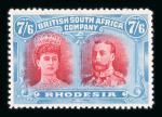 Stamp of Rhodesia 1892-1956, mostly mint collection on Scott printed pages