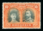 Stamp of Rhodesia 1892-1956, mostly mint collection on Scott printed pages