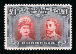 Stamp of Rhodesia 1892-1956, mostly mint collection on Scott printed pages