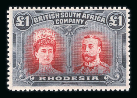 Stamp of Rhodesia 1892-1956, mostly mint collection on Scott printed pages