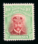 Stamp of Rhodesia 1892-1956, mostly mint collection on Scott printed pages