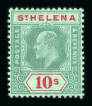 Stamp of St. Helena Saint Helena 1856-1953, mostly mint collection on Scott printed pages