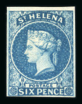 Stamp of St. Helena Saint Helena 1856-1953, mostly mint collection on Scott printed pages