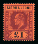 Stamp of Sierra Leone 1892-1953, mint collection with good deal of completion