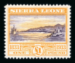 Stamp of Sierra Leone 1892-1953, mint collection with good deal of completion