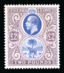 Stamp of Sierra Leone 1892-1953, mint collection with good deal of completion