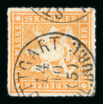 Stamp of German States » German States Collections and Lots 1849-1924,  German States from Bade to North Germany