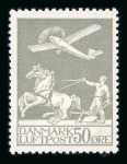 Stamp of Denmark » Collections 1851-1965, mint and used collection, very extensive starting with 1851 2rsk blue used