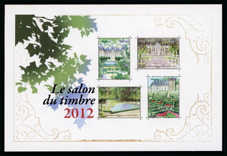 Stamp of France » Variétés et curiosités 2012, bloc- feuillet du Salon du timbre 2012 spectaculaire