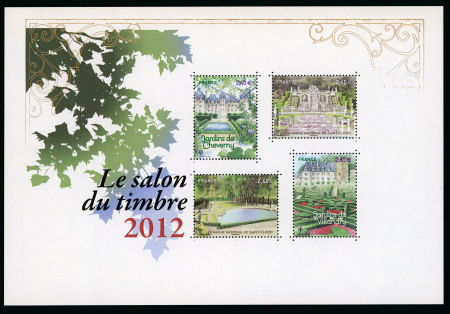 Stamp of France » Variétés et curiosités 2012, bloc- feuillet du Salon du timbre 2012 spectaculaire