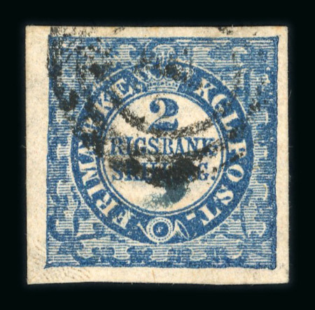 Stamp of Denmark » Collections 1851-1965, mint and used collection, very extensive starting with 1851 2rsk blue used