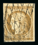 Stamp of France » Collections 1849-, très belle collection de France avec après-catalogue dont très bonnes valeurs dont Y&T n°1,2,5,6,9,18,33,39à49,62,76,122,182,257A, caisses d'amort