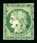Stamp of France » Collections 1849-, très belle collection de France avec après-catalogue dont très bonnes valeurs dont Y&T n°1,2,5,6,9,18,33,39à49,62,76,122,182,257A, caisses d'amort