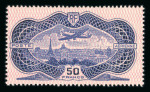 Stamp of France » Collections 1849-, très belle collection de France avec après-catalogue dont très bonnes valeurs dont Y&T n°1,2,5,6,9,18,33,39à49,62,76,122,182,257A, caisses d'amort